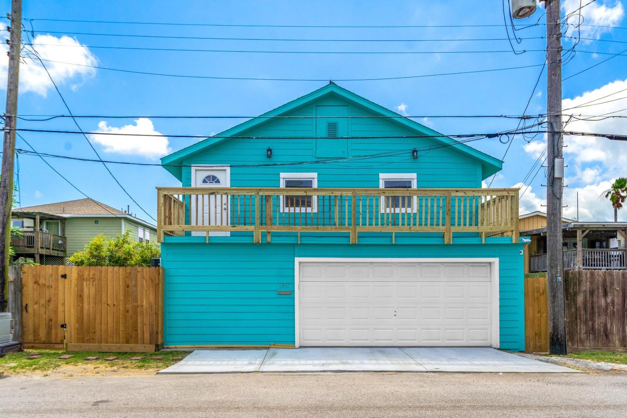 Nr Beach Pier Oasis Game Tables Yard Bbq Galveston Bagian luar foto